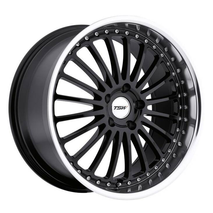 SILVERSTONE GLOSS BLACK W/ MIRROR CUT LIP 8x18 5/114,3 ET20 CB76,1 60° - Alumiinivanteet - 336409 - 1