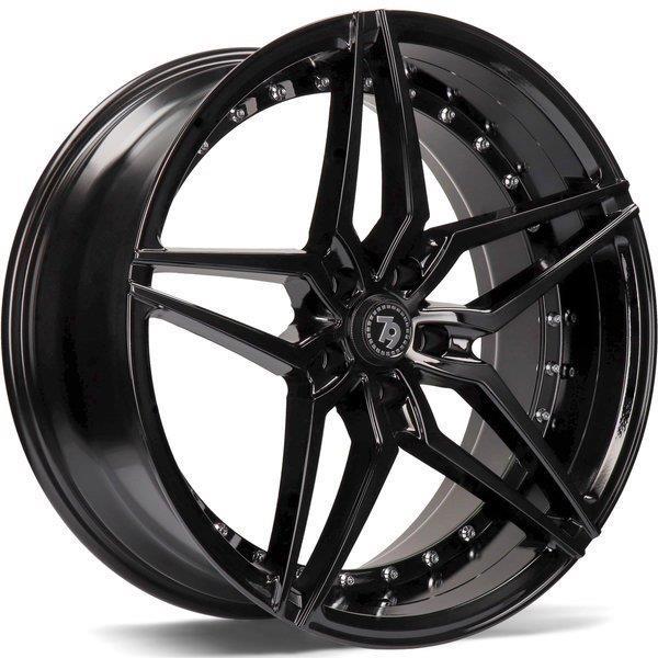SV-AR Black Glossy 8,5x19 5/120 ET30 CB74.1 60° - Alumiinivanteet - 313719 - 1