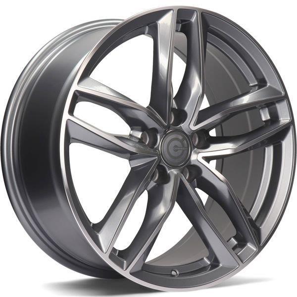Style Anthracite Front Polished 7,5x17 5/112 ET35 CB66.5 60° - Alumiinivanteet - 313859 - 1