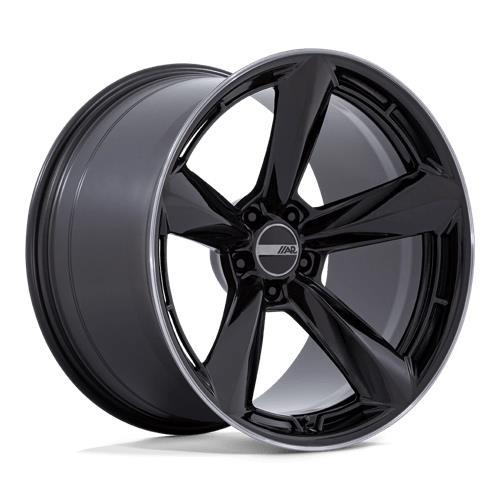 TTF GLOSS BLACK W/ DDT LIP 9,5x20 5/115 ET15 CB72.6 60° - Alumiinivanteet - 321399 - 1