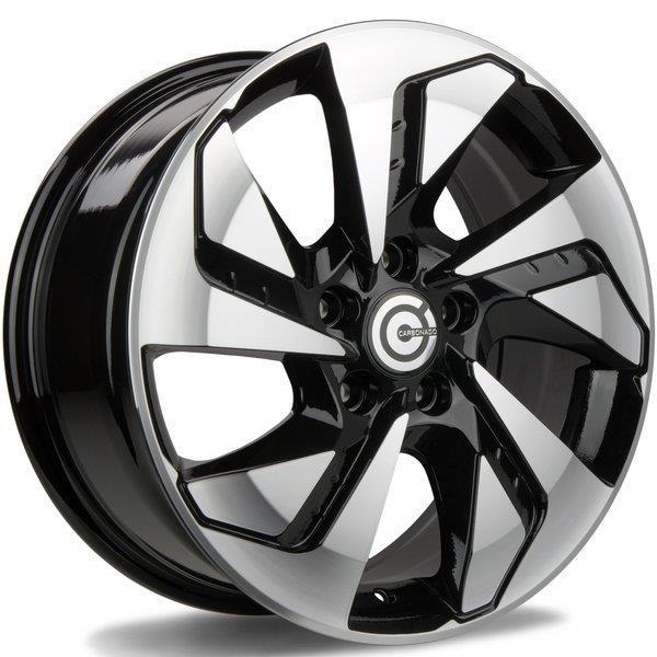 Tsunami Black Front Polished 7x17 5/114,3 ET45 CB73,1 60° - Alumiinivanteet - 322349 - 1
