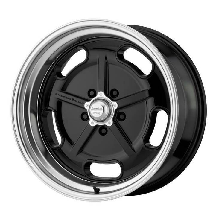 VN511 SALT FLAT GLOSS BLACK W/ DIAMOND CUT LIP 8,5x22 5/127 ET0 CB78,1 60° - Alumiinivanteet - 298329 - 1