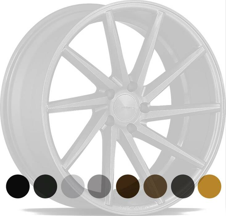 VOSSEN CVT Black 10,5x22 5/112 ET42 CB66,6 60° - Alumiinivanteet - 306319 - 1