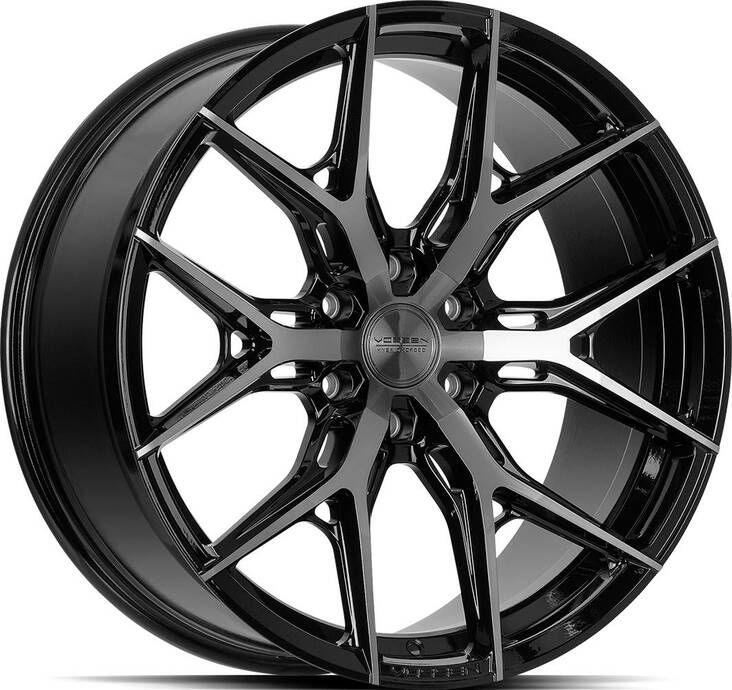 VOSSEN HF6.4 Tinted Gloss Black 9,5x22 6/139,7 ET20 CB106.1 60° - Alumiinivanteet - 284149 - 1