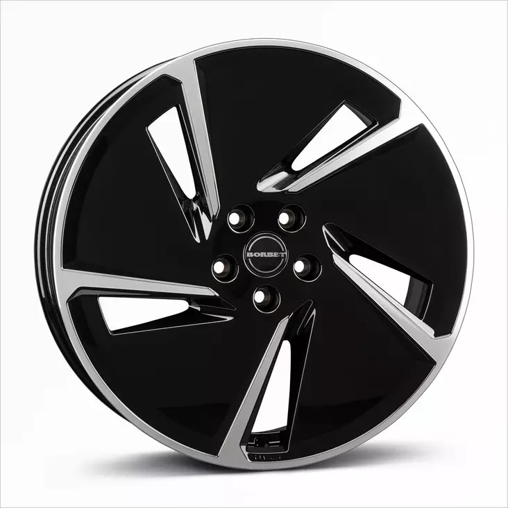 BORBET AE black polished 7,5x20 5/112 ET45 CB72,6 60° - Alumiinivanteet - 339239 - 1