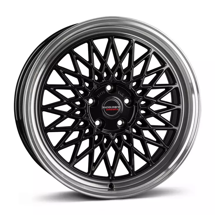 BORBET B Black Rim Pol 8x18 5/112 ET45 CB66.5 60° - Alumiinivanteet - 339319 - 1