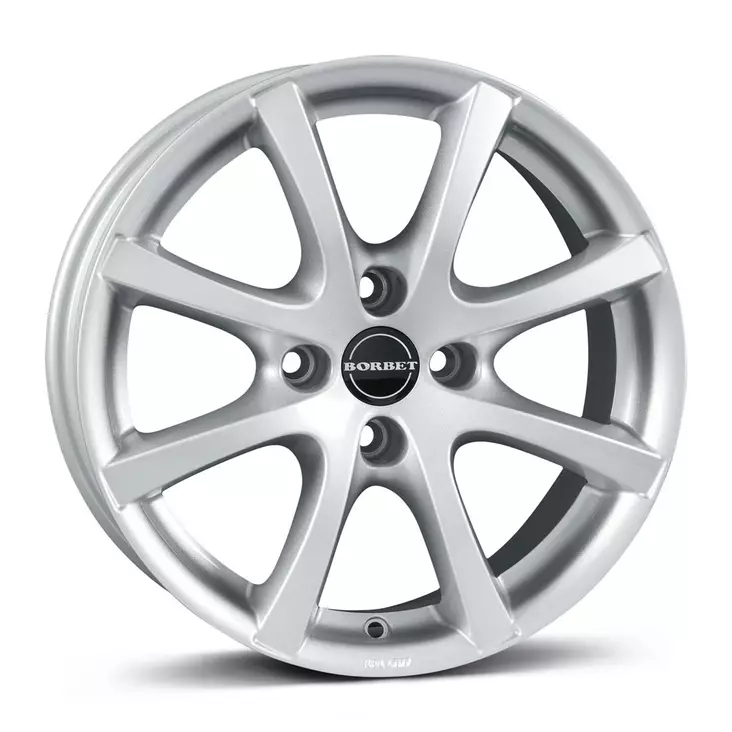 BORBET LV4 Chrystal Silver 6,5x15 4/108 ET35 CB72,6 60° - Alumiinivanteet - 340189 - 1