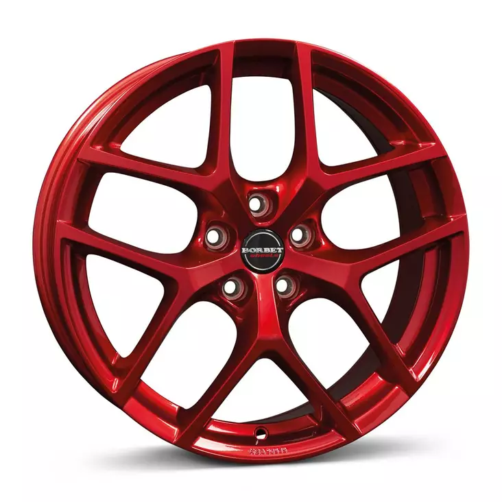 BORBET Y candy red 8x19 5/112 ET50 CB72,6 60° - Alumiinivanteet - 340719 - 1