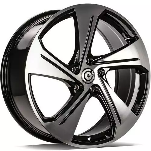 Aqua Black Front Polished 8x18 5/112 ET45 CB57.1 60° - Alumiinivanteet - 352009 - 1