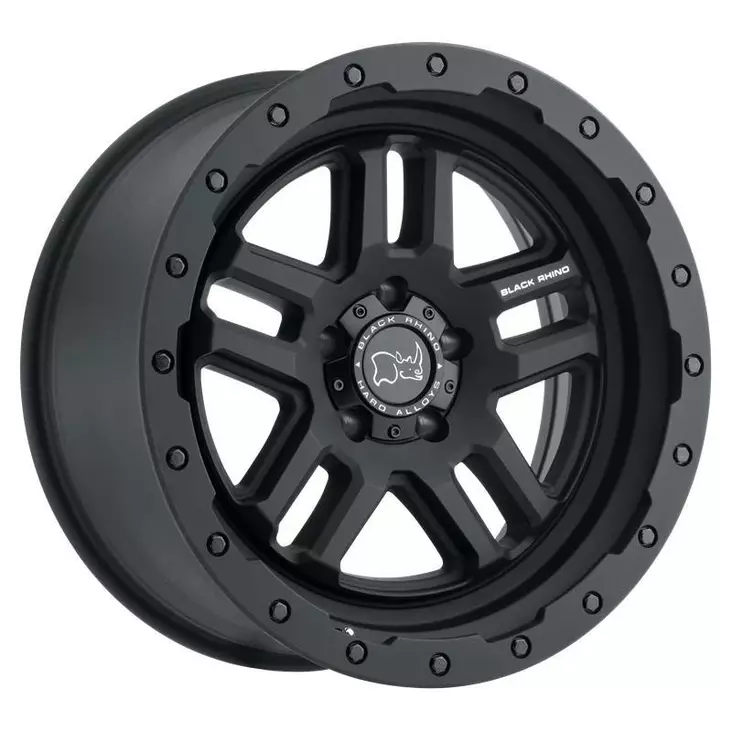 BARSTOW TEXTURED MATTE BLACK 9,5x17 6/139,7 ET-18 CB112,1 60° - Alumiinivanteet - 289219 - 1