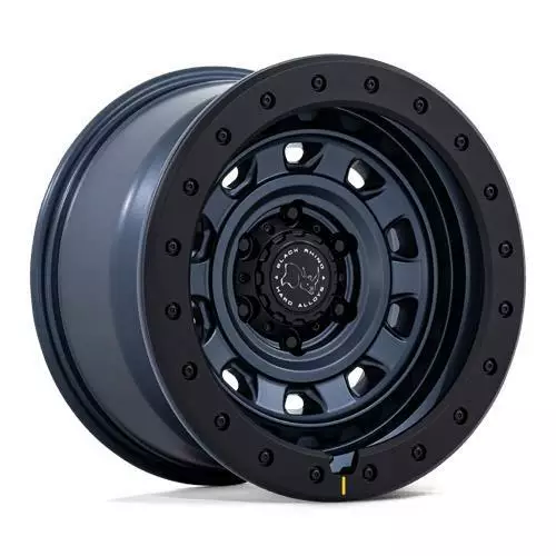 BR023 XPLORER METALLIC BLUE W/ BLACK ROCK GUARD 9x17 5/127 ET-12 CB71.5 60° - Alumiinivanteet - 353789 - 1