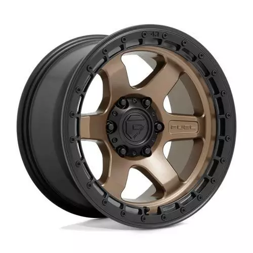 D751 BLOCK MATTE BRONZE W/ BLACK RING 9x17 6/135 ET-12 CB87,1 60° - Alumiinivanteet - 359659 - 1