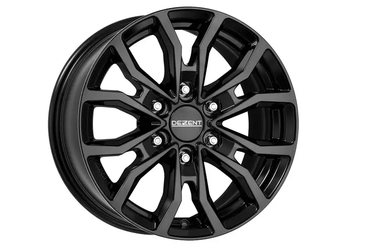 DEZENT KC black 8x18 6/139,7 ET35 CB67,1 Flat - Alumiinivanteet - 343019 - 1
