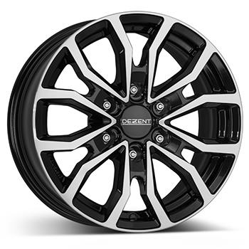 Dezent KC Dark 7,5x17 6/130 ET50 CB84,1 R14 - Alumiinivanteet - 343029 - 1