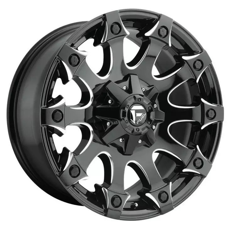 FC578 GLOSS BLACK MILLED 9x20 5/114,3/127 ET1 CB78,1 60° - Alumiinivanteet - 246809 - 1