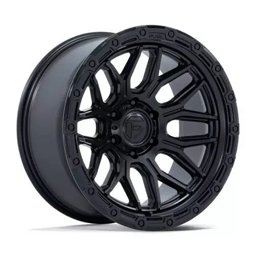 FC881 SURGE MATTE BLACK W/ GLOSS BLACK LIP 10x20 8/165,1 ET-18 CB125,1 60° - Alumiinivanteet - 354409 - 1