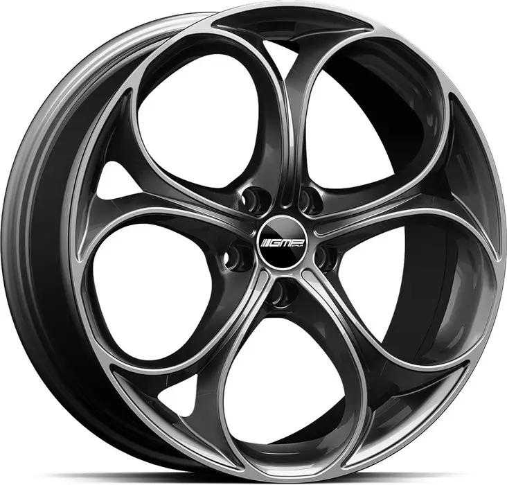 GMP Drake Gloss Anthracite Dark 8x19 5x110 ET32 CB65.1 60° 550 kg - Alumiinivanteet - 356539 - 1