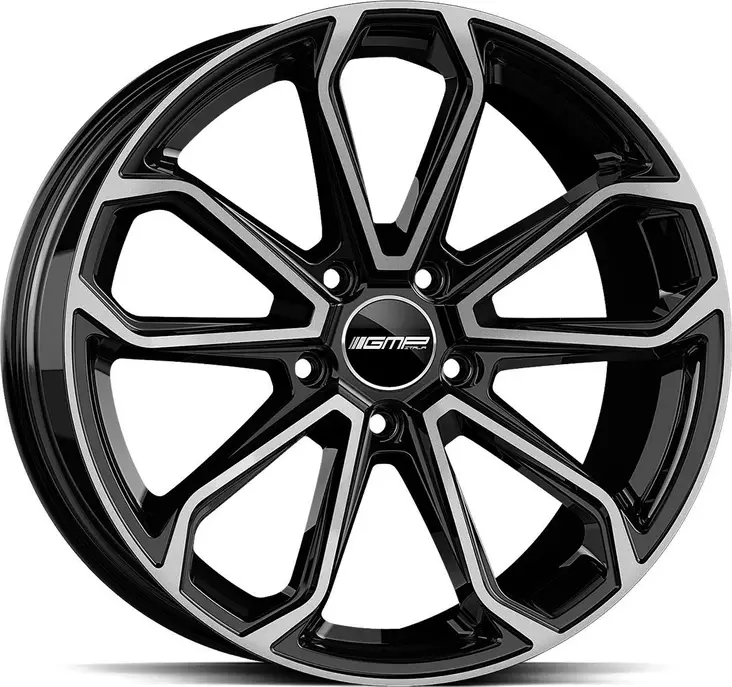 GMP Furiosa Black Diam 8,5x21 5/130 ET25 CB66.5 R14 - Alumiinivanteet - 356599 - 1
