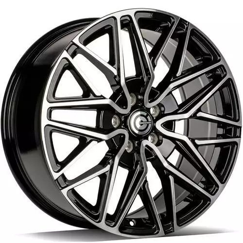 IDAHO Black Front Polished 8x18 5/160 ET50 CB65.1 60° - Alumiinivanteet - 348499 - 1
