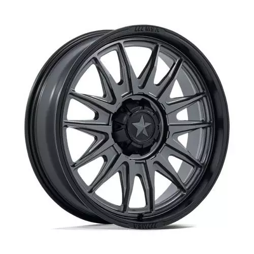 M55 COMMANDER UTV MATTE GUNMETAL W/ MATTE BLACK LI 7x20 4/110 ET0 CB86.0 60° - Alumiinivanteet - 369459 - 1