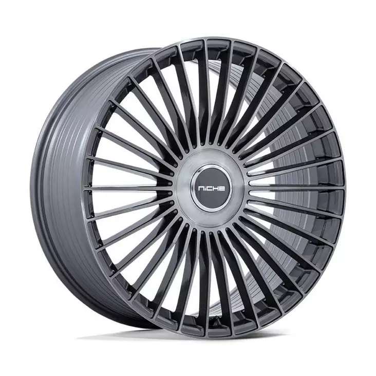 NC282 SERENE GLOSS TITANIUM BRUSHED 10,5x21 5/112/120 ET38 CB72.6 60° - Alumiinivanteet - 342139 - 1