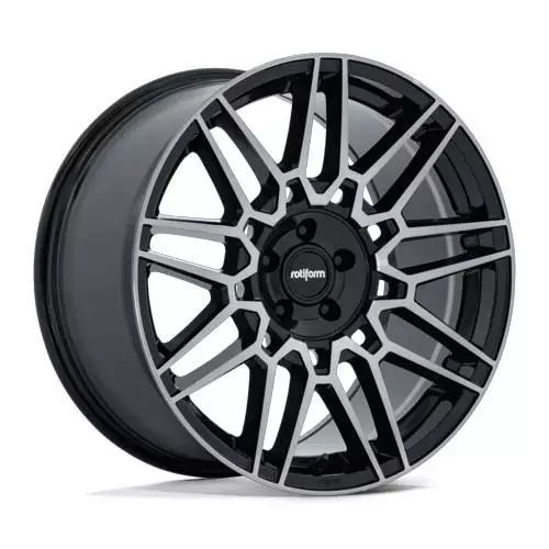 RC215 TDX GLOSS BLACK DOUBLE DARK TINT 9,5x19 5/112 ET25 CB66.6 60° - Alumiinivanteet - 372609 - 1