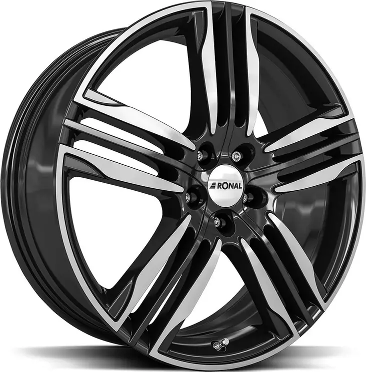 RONAL R58 Black Front Cut 10x22 5/112 ET47 CB66,5 - Alumiinivanteet - 344519 - 1