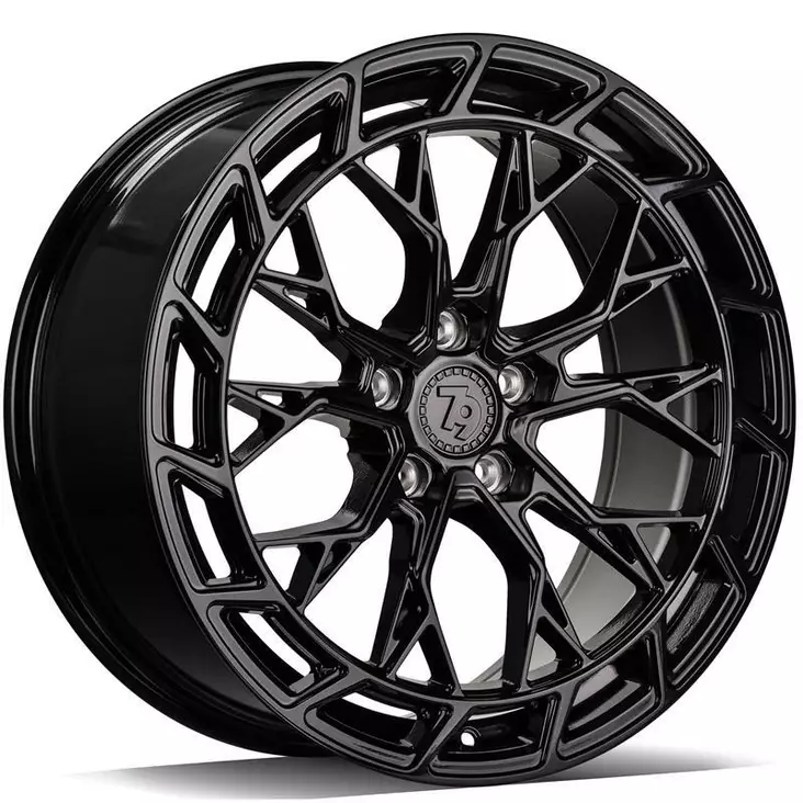 SCF-Z Black Glossy 8x18 5/112 ET30 CB66.6 60° - Alumiinivanteet - 363349 - 1